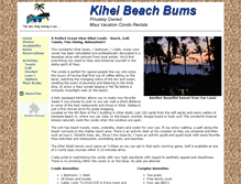 Tablet Screenshot of kiheibeachbums.com